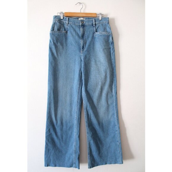 Favorite Daughter The Jordie Super High Rise Wide Leg Jean / Size 30 / Madrid - Picture 5 of 10